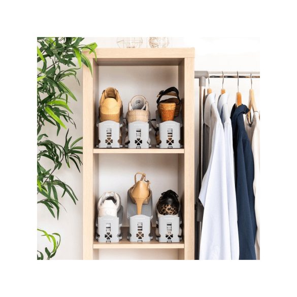 Höhenverstellbarer Schuhständer, 6er-Set (InnovaGoods)