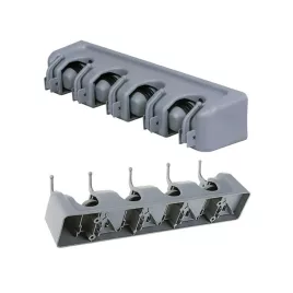 Wandmontierter Wisch- und Besenhalter