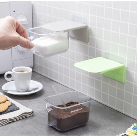 InnovaGoods Handstore Aufklebbarer Küchenbehälter - 2 Stk.
