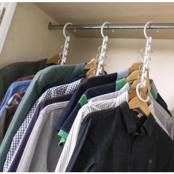 InnovaGoods Plusrobe Kleiderbügel-Organizer für 40 Kleidungsstücke