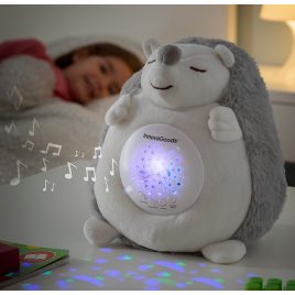 InnovaGoods Plüsch-Igel mit Lautsprecher und Projektor
