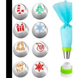 Weihnachtliches Dessert-Dekorationsset