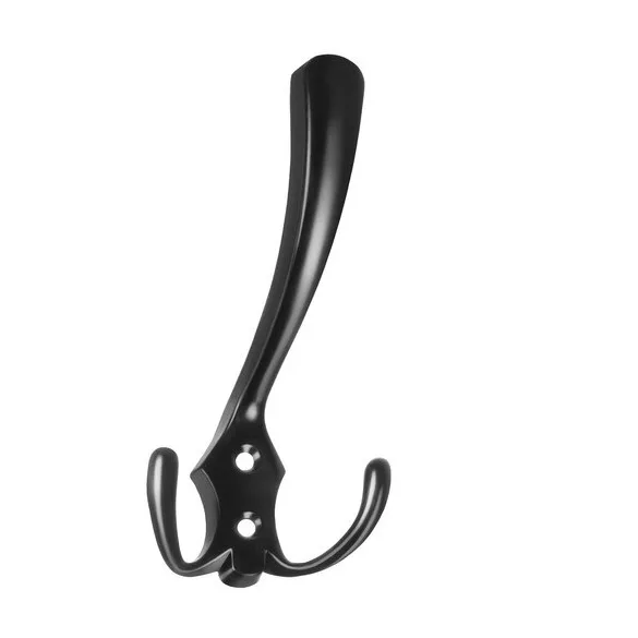 Schwarzer Wandhaken, 5 Stück