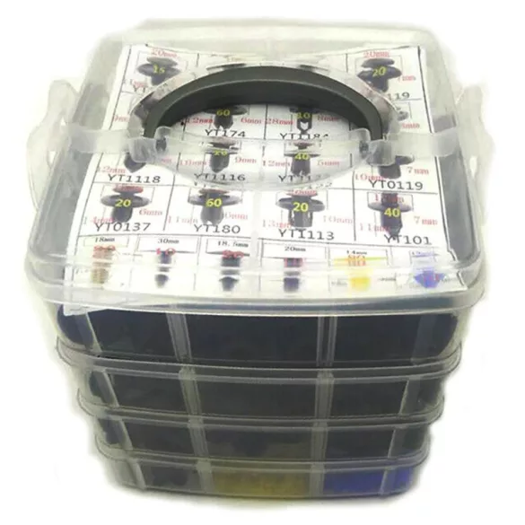 650-tlg. Befestigungsclip-Set für Autos