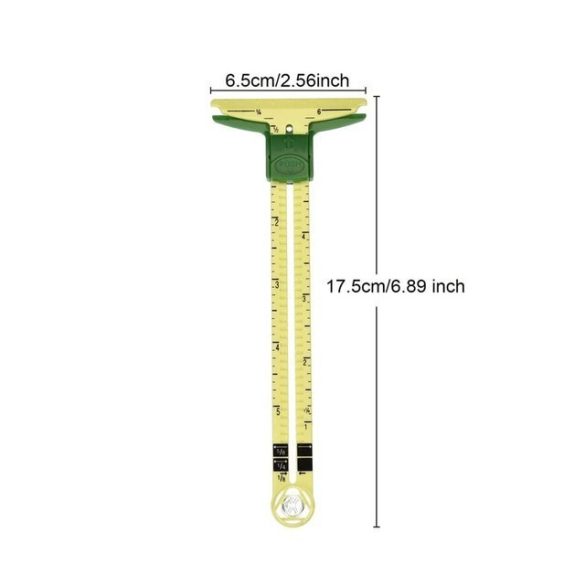 5-in-1 Schiebelehre Lineal