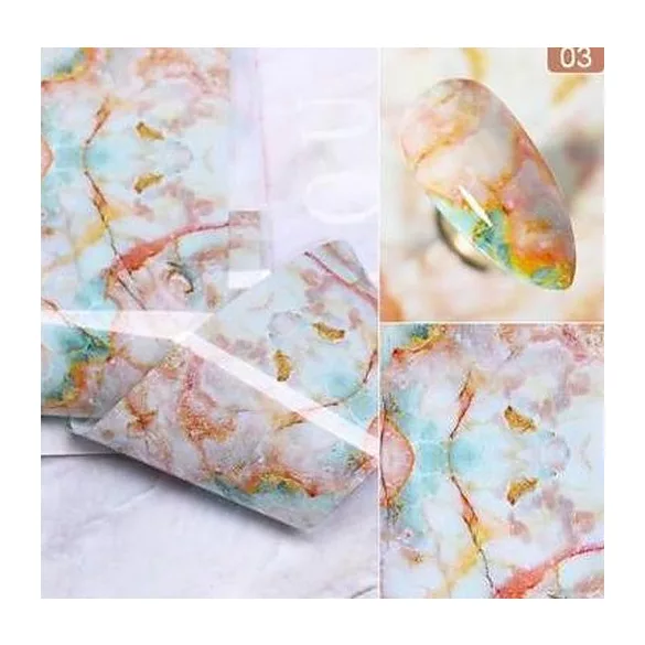 Marmorierte Nagelfolie-Rolle