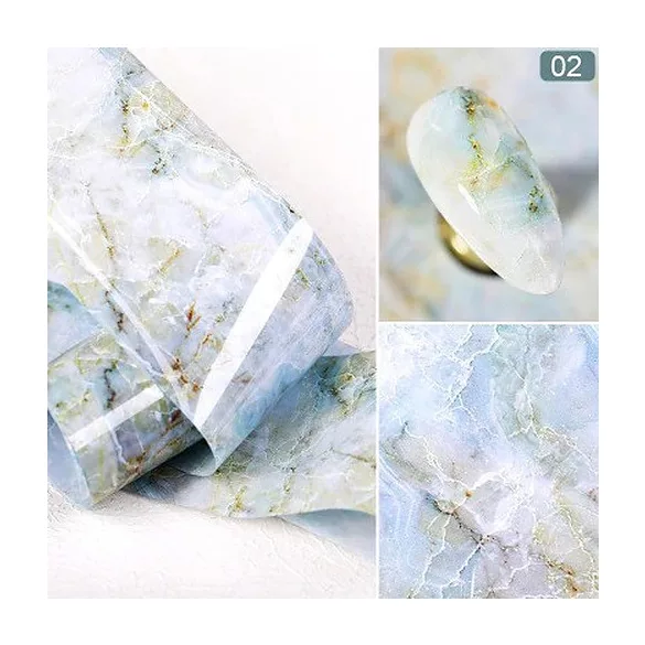 Marmorierte Nagelfolie-Rolle