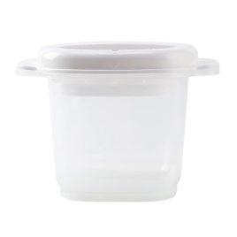 Kompakter Reiskocher und Dampfgarer Essensbehälter