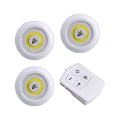 3-teiliges kabelloses LED-Lampenset mit Fernbedienung