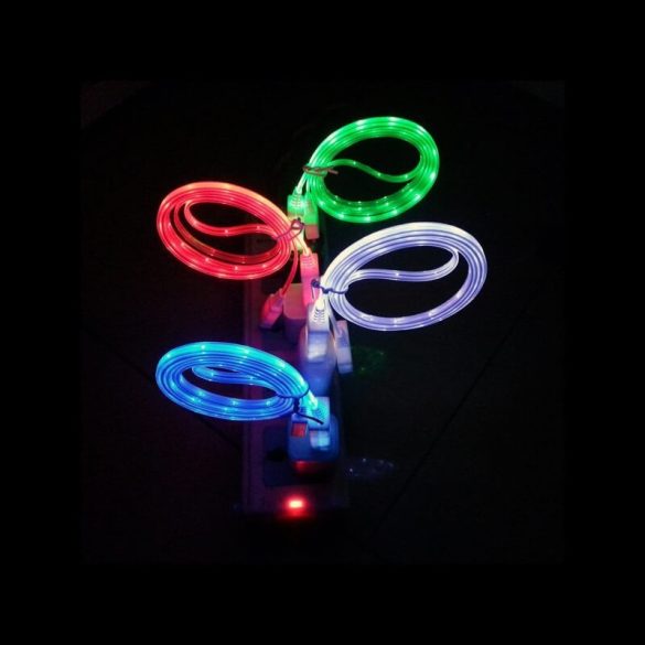 Leuchtendes Micro-USB-Kabel, 5 Stück