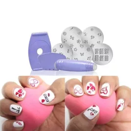 Nagelstempel, Nageldekorationsset