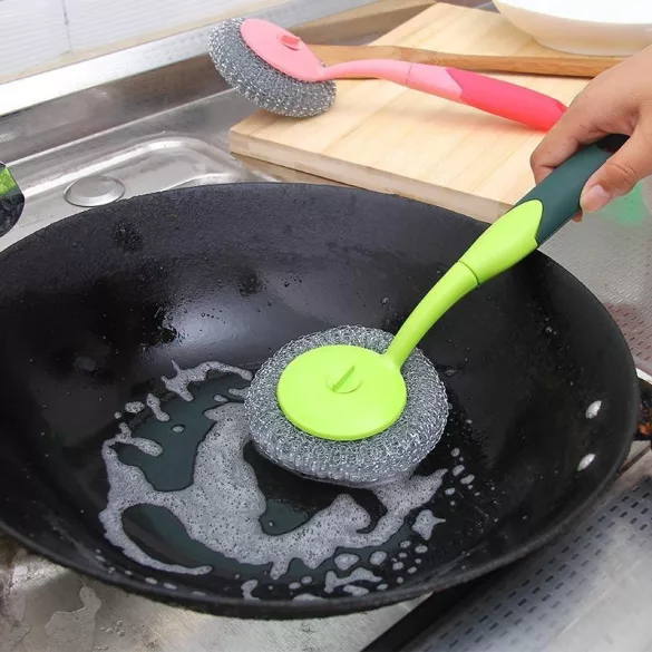 Langstielige Drahtbürste