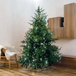   Family LED Weihnachtsbaum Lichterkette - 1,9 m - 120 LEDs, kaltweiß - IP44
