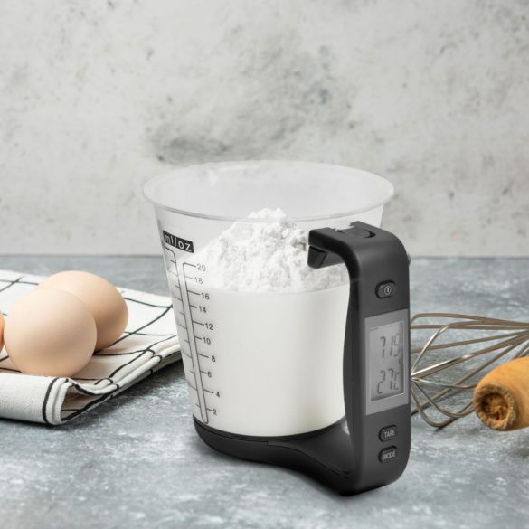 Bewello Digitale Küchenmesskanne - batteriebetrieben - 600 ml