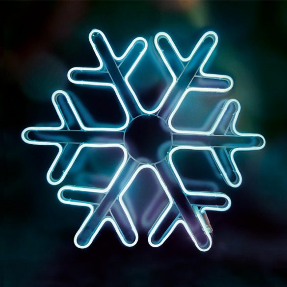 LED-Neonlichtfigur, Schneekristall