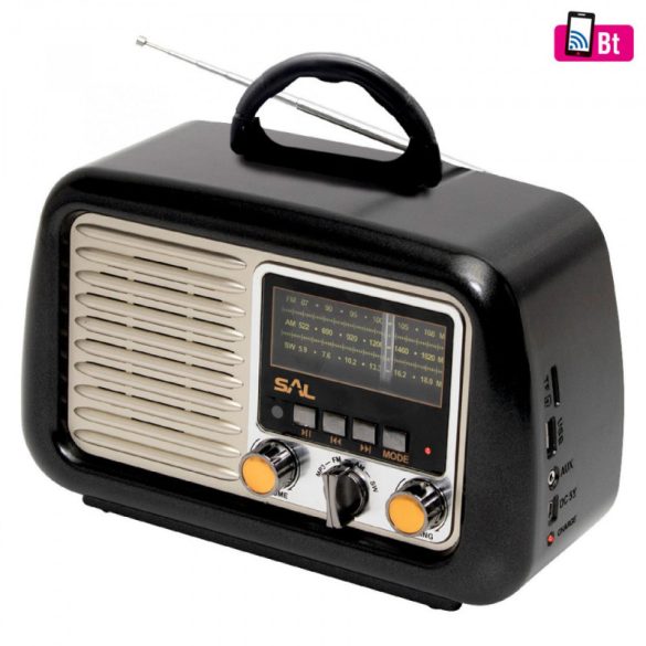 Retro Taschenradio und Multimedia-Player