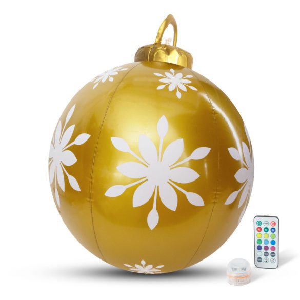 Family Aufblasbare RGB LED Riesen-Weihnachtskugel - 60 cm