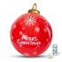Family Aufblasbare RGB LED Riesen-Weihnachtskugel - 60 cm