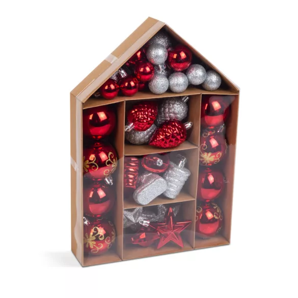 Family Weihnachtsbaumschmuck-Set - Rot