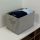 Bewello Stoff-Aufbewahrungsbox - 32 x 22 x 22 cm - grau