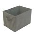 Bewello Stoff-Aufbewahrungsbox - 32 x 22 x 22 cm - grau