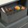 Bewello Stoff-Aufbewahrungsbox - 32 x 16 x 11 cm - 12 Taschen - Grau