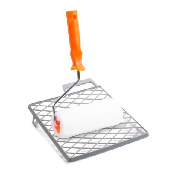 Handy Farbroller + Griff, Abstreifgitter - 180 mm