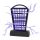 Garden of Eden Tisch-UV-Insektenfalle - wiederaufladbar und USB, schwarz