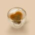 Vog und Arths Doppelwandiges Glas - Herzform - 180 ml