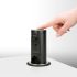 Delight Motorisierter Versteckter Verteiler - 'Touchcontrol' - 3-fach + USB + Typ-C - Schwarz
