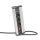 Delight Eckverteiler - mit Schalter - 3 x 250V, 16A - 2 x USB, 2,1A - Aluminiumgehäuse