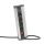 Delight Ecksteckdose - mit Schalter - 4 x 250V, 16A - 2 x USB, 2,1A - Aluminiumgehäuse
