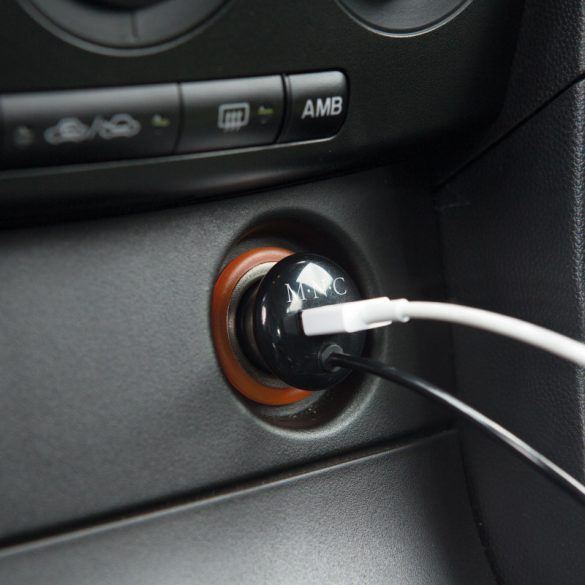 MNC Zigarettenanzünder-Adapter 4-in-1 + USB - schwarz