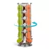 Bewello Metall-Kaffeekapselhalter - 24 Dolce Gusto Kapseln - Chrom