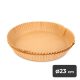Bewello Airfryer Backpapier - für ölfreie Backöfen - rund - 23 cm - 50 Stück / Packung