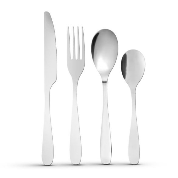 Bewello Besteckset - matt Silber - 16-teilig