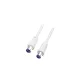 Koaxialkabel, Stecker-Buchse, 3m