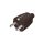 Home NED 1/BK geerdeter Stecker mit geradem Kabel, flexiblem Knickschutz, max. 3680 W, schwarz