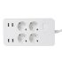 Home NV 4 WIFI Smart-Steckdosenleiste, 1,5 m, H05VV-F 3G1,5 mm² Kabel, 4 geerdete Steckdosen, 4 USB-Anschlüsse, max. 3680W, Tuya App-kompatibel
