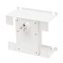 Home NV 4 USB Tablett-USB-Verteiler, 4 geerdete Steckdosen, 4 USB-Anschlüsse gesamt 2,4A, drehbarer Stecker, max. 3680W