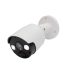 Home HSK 140 Außenattrappe mit Lampe, realistische Optik, rotes Licht, Doppel-LED mit Bewegungs- und Lichtsensor, batteriebetrieben
