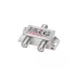Home TSX 1910 F Verteiler, HQ professionelle Qualität, 75 Ohm, IP44, Zinklegierungskonstruktion, 5-2400 MHz, 2-Wege, 1 Eingang, 2 Ausgänge