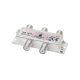Home TSX 1913 F Verteiler, HQ professionelle Qualität, 75 Ohm, IP44, Zinklegierungskonstruktion, 5-2400 MHz, 4 Wege, 1 Eingang, 4 Ausgänge