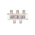 Home TSX 1913 F Verteiler, HQ professionelle Qualität, 75 Ohm, IP44, Zinklegierungskonstruktion, 5-2400 MHz, 4 Wege, 1 Eingang, 4 Ausgänge