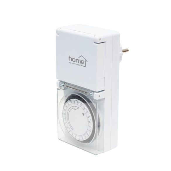 Home TG 24 mechanischer Zeitschaltuhr, max. 16 A / 3680 W, 24-Stunden-Programmierung, IP44, für den Außenbereich