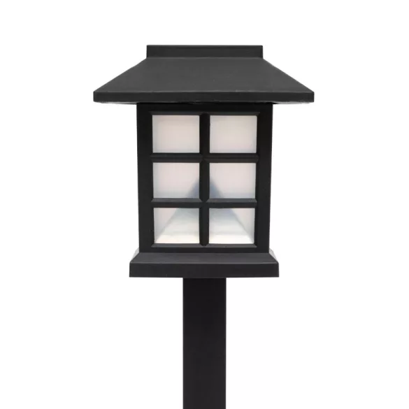Home MX716 Solar-Gartenleuchte, 12er-Display, Kunststoff, 2 kaltweiße LEDs, für Außen- und Innenbereich