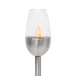   Home MX816 Solarbetriebene Gartenlampe, 12er Display, Kunststoff, 1 warmweiße LED, für Außen und Innen