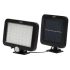 Home FLP250SOLAR Solar-LED-Strahler, 250 lm, PIR-Bewegungssensor, 120° 5m, 56 kaltweiße SMD-LEDs, energiesparend, Kunststoff
