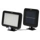 Home FLP250SOLAR Solar-LED-Strahler, 250 lm, PIR-Bewegungssensor, 120° 5m, 56 kaltweiße SMD-LEDs, energiesparend, Kunststoff