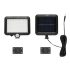 Home FLP250SOLAR Solar-LED-Strahler, 250 lm, PIR-Bewegungssensor, 120° 5m, 56 kaltweiße SMD-LEDs, energiesparend, Kunststoff